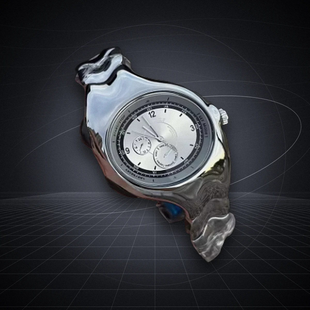 Reloj Y2K Silver Crono de Overtime Y2K
