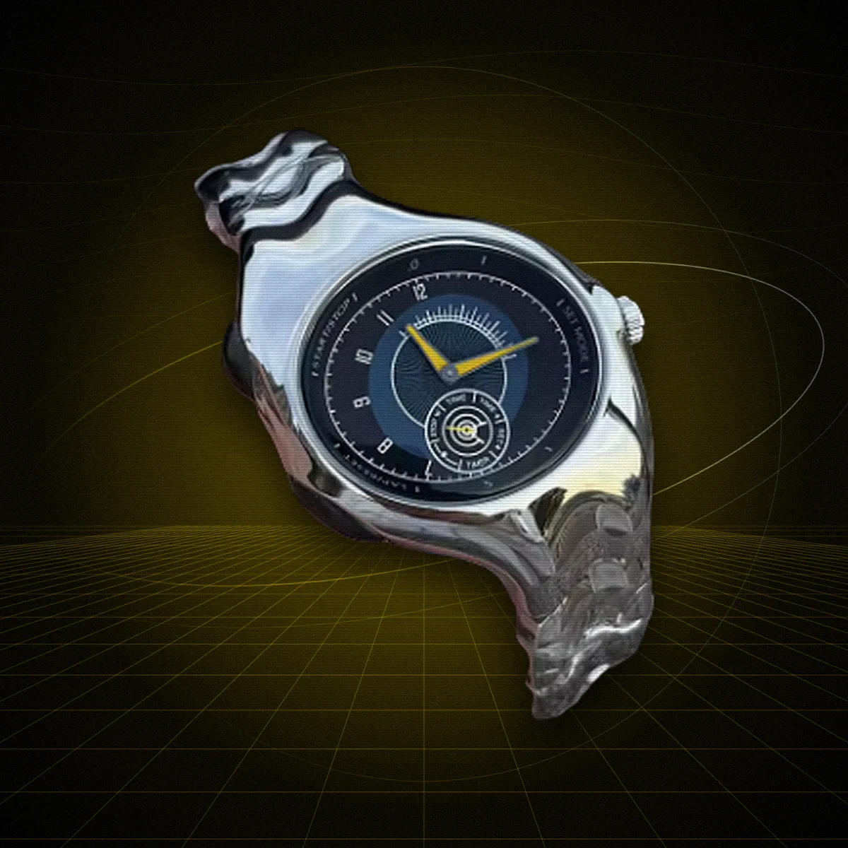 Reloj Y2K Yellow Crono de Overtime Y2K